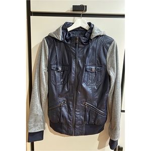 Ci Sono By Cavalini Hoodie Navy Jacket